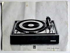Original Dual 1219 Professional Automatic Turntable Owner’s Manual