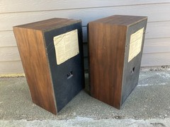 ZENITH ALLEGRO 4000 Walnut Wood Grain Home Floor Speakers