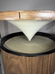 Vintage Pair – Zenith Circle of Sound Speakers – Wood Grain / Round / Retro Omni