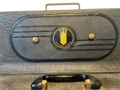 Vintage 1949-1951 Zenith Trans-Oceanic G500 5G40 shortwave ham radio POWERS ON