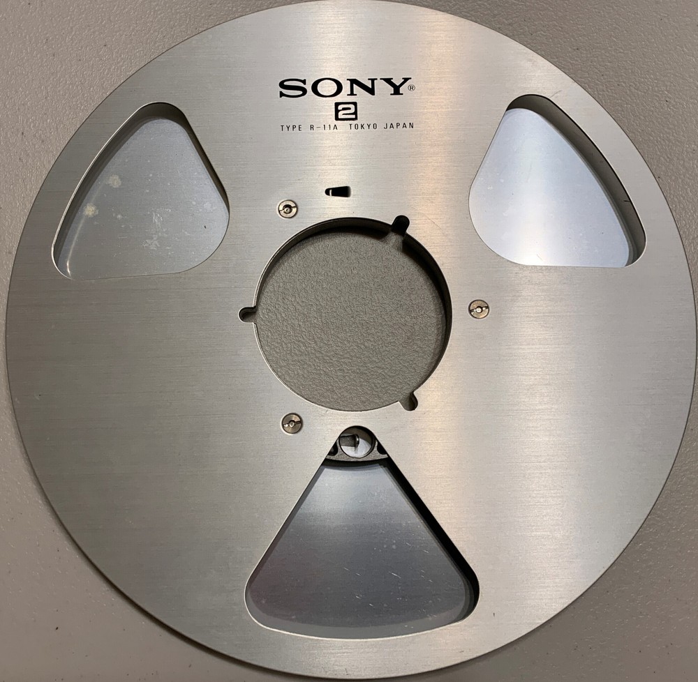 Sony 10″ Empty Metal Reel, Classic 3 Window Silver, New Box + Bag *SALE*