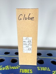 Cunningham Type CX 345 45 Globe Balloon Engraved Base Tested Good Tube