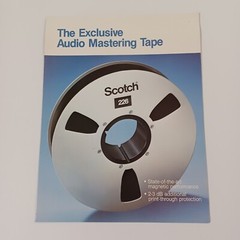 3M Scotch 226 Audio Tape Specifications Brochure Vtg 1980s