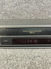 Sharp VHS HQ Video Cassette Recorder Player VC-A343U Gray Color