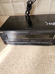 AIWA AD-WX505 Double Cassette Deck High Speed Dubbing Power Tested