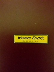 WESTERN ELECTRIC 317 LOGO DECAL POST 1916