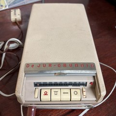 De Jur- Grundig Vintage voice Recorder Tested! Made In West Germany