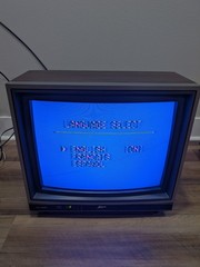 Vintage 19″ Zenith Space Command System Retro Gaming Wood Grain CRT TV 1989