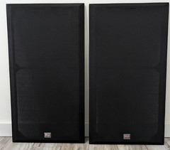 Vintage Pair CERWIN VEGA RE30 Speaker Grills Only RARE Covers Cloth Grilles Set