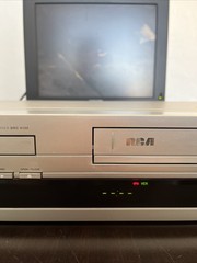 RCA DRC6100N DVD VCR Combo Player VHS Tape Cassette Recorder DVD Tested Working