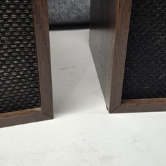 Vintage Sears Bookshelf Speakers Pair Walnut Woodgrain 16″ Tested Working