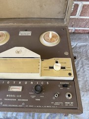 🍊Vintage 1960s Audiotronics Portable Reel to Reel Tape Player | Model 110 HELP