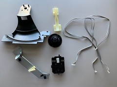 Sony CDP-CX350 Random Replacement Carousel Parts cables misc etc