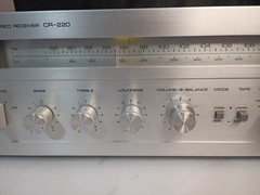 Yamaha CR-220 Natural Sound Stereo Receiver Vintage AM FM Tested Working