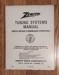 Zenith Tuning Systems Manual / Schematic with space command control – color tv