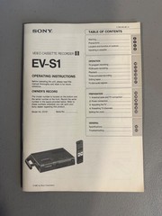 Sony 8 EV-S1 8mm digital w/remote -Powers up, doesn’t play on screen, see video