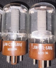 JAN CTL 6AR6 1951 Tung-Sol Super Tight Matched Dates Quad NIB Beam Power Tubes