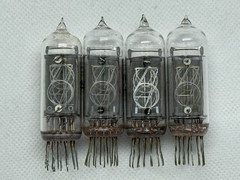 4x IN-14 MELZ Small Fine Grid (IN8 IN12 IN16 IN18 ) NIXIE TUBE CLOCK TESTED 100%