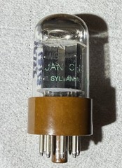 JAN CHS 6SN7WGTA Brown Base Tube Tested Perfectly Balanced On TV7, B&K 707 & 606