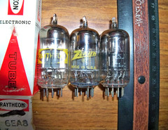 3 Strong Assorted 6EA8 Tubes