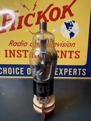 RCA Radiotron Type 75 ST Bottle Audio Radio Amplifier Tube 539C TEST NOS 🌊