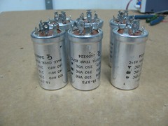 Six General Instruments Multisection Capacitors 16-375 Unused Untested