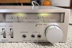 Sony Vintage Stereo Cassette Deck TC-K22 Silver Excellent Tested Read