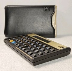 VINTAGE HEWLETT PACKARD HP-12C Financial Calculator & Leather Case Singapore