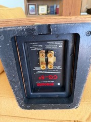 RSL Rogersound Labs CG-52 Vintage Speakers PAIR Wood Veneer Bookshelf Tested