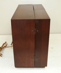 Nice!! Works!! Vtg MCM GE #T1025A AM/FM Stereo Tabletop Radio FOLDING SPEAKERS