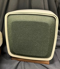 Vintage Zenith Circle of Sound AM/FM Radio System Model L441W White Mid-Century