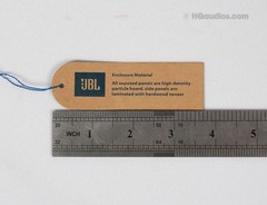 JBL Speaker Grill Tag (Single)–Kraft Paper Label-for L100 L200 L300 L65 L15