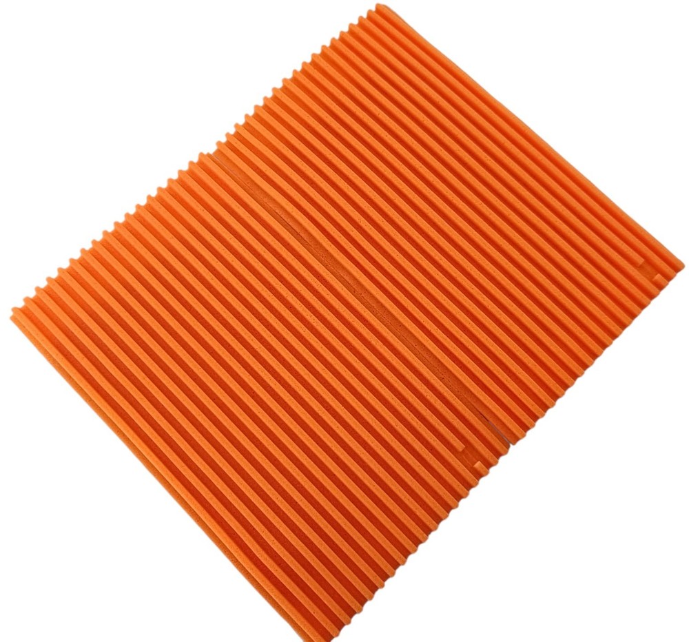 JBL L100 Foam Grill Crenelex Vintage Insert Covers Replacement SET ORANGE pair