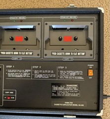 Hamilton Cassette Duplicator Model HA-340/PA-340 (Please Read)