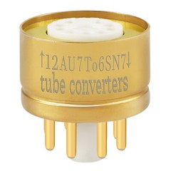 Amptata ECC83 82 81 12AX7 U7 T7 To 6SN7 6SL7Vacuum Tube Adapter Socket Converter