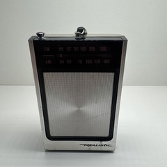 *VINTAGE* Realistic AM/FM Pocket Radio Portable Radio # 12-714 (NO Back)