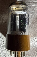 JAN CHS 6SN7WGTA Brown Base Tube Tested Perfectly Balanced On TV7, B&K 707 & 606