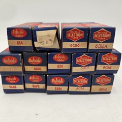 QUIK-CHEK Selectron & Reliable Electron Tube Lot of 14 Mixed Vacuum Tubes