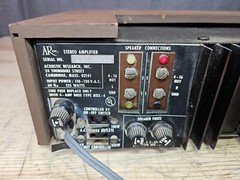 Vintage Acoustic Research AR Model AU Integrated Stereo Amplifier VIDEO DEMO! 🎥