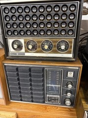 Vintage General Electric AM/FM Table Radio GE T2330 Tested Working original Box