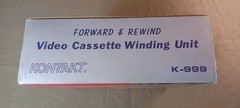 Kontakt K-999 Vintage Video Cassette Forward & Rewind Unit / Rewinder Tested!!!!