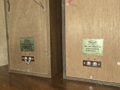 2 VTG ORIGINAL CALRAD VOLUMETRIC 2 WAY SPEAKER SYSTEM MADE IN JAPAN