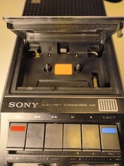 Vintage Sony TC-67 Cassette-Corder Tape Player Recorder – For Parts / Repair