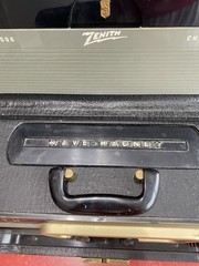 Zenith Trans-Oceanic H500 Portable Vintage Radio with Wave Magnet. Working!!