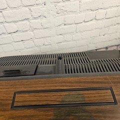 Vintage 1983 Zenith Space Command Chromatic CRT TV SZ1385W Woodgrain Retro Gamin
