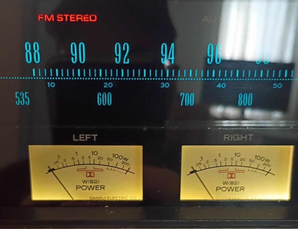 Sansui 9090db/8080db Power Meters/ Output VU Meters • Free Shipping