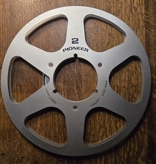 Pioneer PR-101 10.5″ Balanced Metal 1/4″ Open NAB Tape Reel Japan 267mm