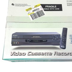 NEW Sony SLV-N55 Hi-Fi 4 Head Stereo VCR Video Cassette Recorder VHS Player
