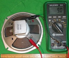 Vintage Quam-Nichols 6-Inch PM SPEAKER (9 ohms) 76P045 (270650)