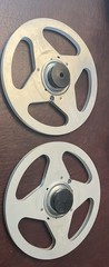 Lot Of 2 Scotch Classic Metal Reels #111-24R – 2400 Ft Of Tape Capacity In Each